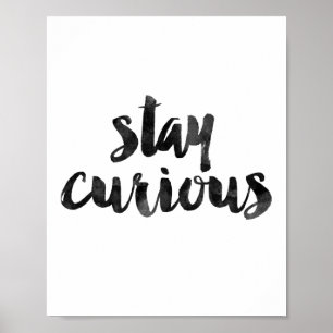 Bleibe Curious Poster