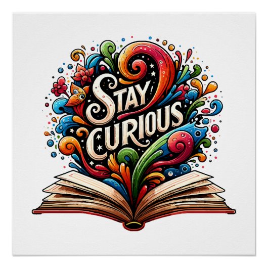 Bleibe Curious Poster (Vorderseite)