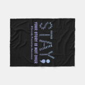 Bleibe deine Geschichte ist nicht über psychische Fleecedecke (Vorderseite (Horizontal))