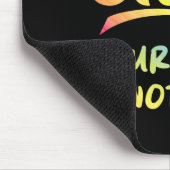 Bleibe deine Geschichte ist nicht über psychische Mousepad (Ecke)