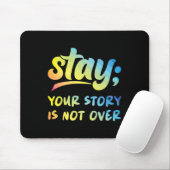 Bleibe deine Geschichte ist nicht über psychische Mousepad (Mit Mouse)
