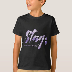 Bleibe deine Geschichte ist nicht über psychische T-Shirt