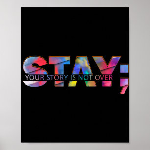 Bleibe deine Geschichte ist nicht über Selbstmordb Poster