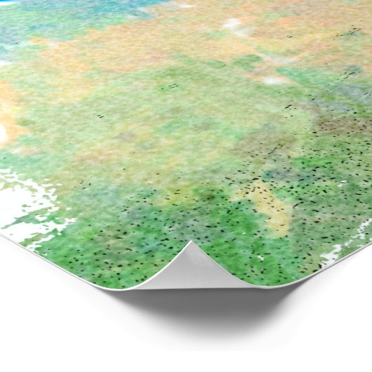 Bleibe den Kurs Poster (Ecke)