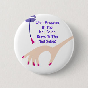 Bleibe @ den Nagel-Salon Button