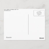 Bleibe den Träumen der Jugend treu Postkarte (Rückseite)