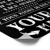 Bleibe der Bewusstseinsbildung für Selbstmord Poster (Ecke)