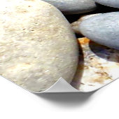 Bleibe der Kalkulation inspirierender Zitattypogra Poster (Ecke)