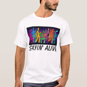 Bleibe der lebendigen T - Shirts, Disco T-Shirt