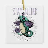 Bleibe der seltsamen Keramik Keramikornament (Vorderseite)