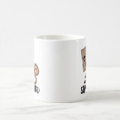 Bleibe der verrückten Affe Kaffeetasse (Mittel)
