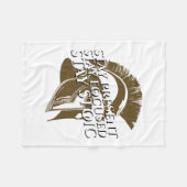 Bleibe des aktuellen Bleibe Focused Bleibe Stoic Q Fleecedecke (Vorderseite (Horizontal))