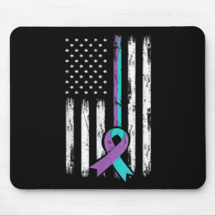 Bleibe des Bewusstseins für Suizidprävention Mousepad