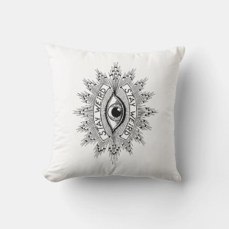 Bleibe des schrägen Kissen