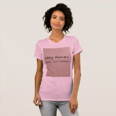 Bleibe des T - Shirt menschlicher Frauen (Vorne ganz)