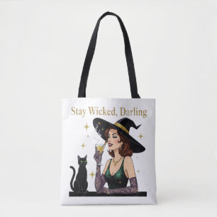 "Bleibe, dunkel" Totbeutel Tasche
