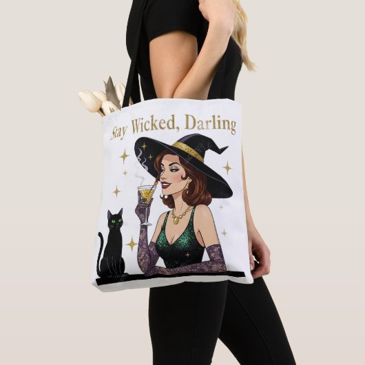 "Bleibe, dunkel" Totbeutel Tasche (Von Nahem)