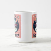 Bleibe Egg zitiert!: Retro Ostersonnige Vibes Kaffeetasse (Mittel)