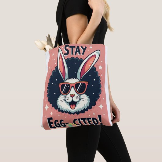 Bleibe Egg zitiert!: Retro Ostersonnige Vibes Tasche (Von Nahem)