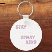 Bleibe farbig schlüsselanhänger (Vorderseite)