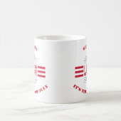 Bleibe fliege es ist die 4. Juli Kaffee-Tasse Kaffeetasse (Mittel)
