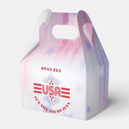 Bleibe fliegen, es ist der 4. Juli Geschenkschachtel