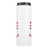 Bleibe fliegen, es ist der 4. Juli Thermosbecher (Rückseite)