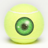 Bleibe Focused! Custom Tennis Ball (Rückseite)