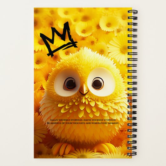 BLEIBE FOCUSED | SpiralNotebook Notizblock (Rückseite)