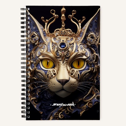 BLEIBE FOCUSED | SpiralNotebook Notizblock (Vorderseite)