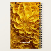 BLEIBE FOCUSED | SpiralNotebook Notizblock (Rückseite)