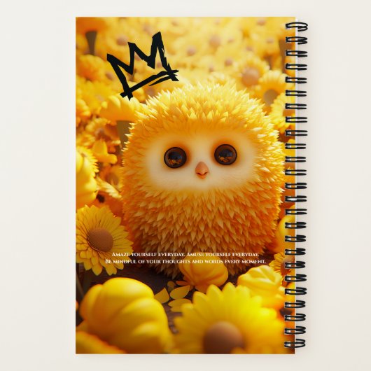 BLEIBE FOCUSED | SpiralNotebook Notizblock (Rückseite)