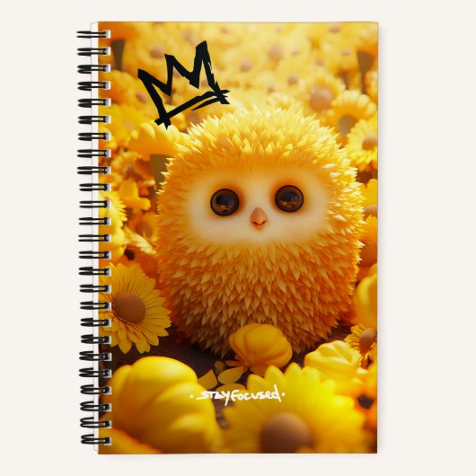 BLEIBE FOCUSED | SpiralNotebook Notizblock (Vorderseite)