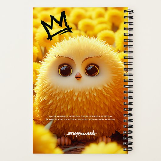 BLEIBE FOCUSED | SpiralNotebook Notizblock (Rückseite)