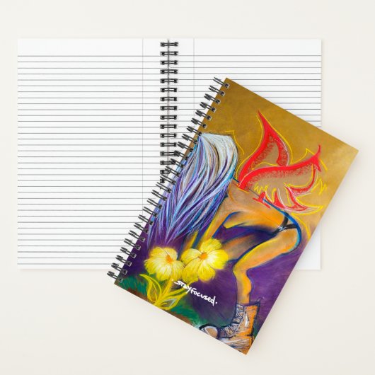 BLEIBE FOCUSED | SpiralNotebook Notizblock (Innen)