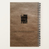 BLEIBE FOCUSED | SpiralNotebook Notizblock (Rückseite)