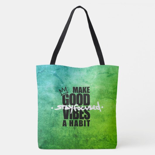 BLEIBE FOCUSED | Tasche (Rückseite)