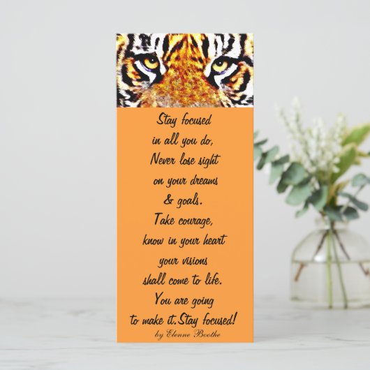 Bleibe fokussiert, glaube!_ (Stehend Vorderseite)