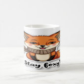 Bleibe Foxy - spielerisches und sicheres Angebotsd Kaffeetasse (Mittel)