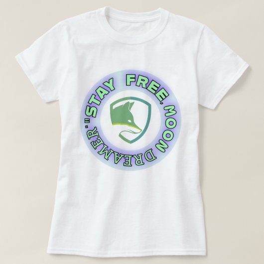 Bleibe Free Moon Dreamer | Fozos | Satz T-Shirt (Design vorne)
