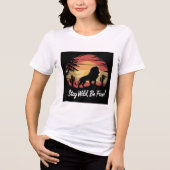 "Bleibe frei, sei frei: Erbarme deinen Geist!" Tri-Blend Shirt (Vorderseite)