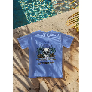 Bleibe Fresh Skull Beach T - Shirt - Edgy Surf