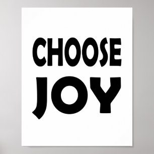 Bleibe Freude Inspirationsstimmung Poster