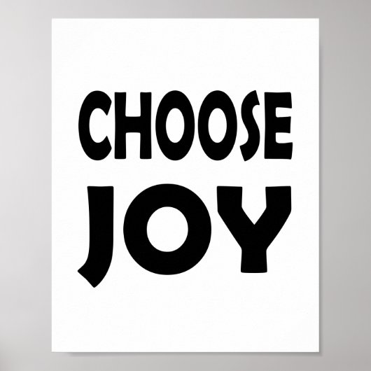 Bleibe Freude | Inspirationsstimmung Poster (Vorne)