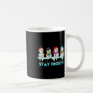 Bleibe Frosty Fun Weihnachten Cool Snowman Frauen Kaffeetasse