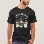 Bleibe Frosty Funny Christmas Pajamas Cool Snowman T-Shirt<br><div class="desc">Bleibe Frosty Funny Christmas Pajamas Cool Snowman Xmas Winter.</div>