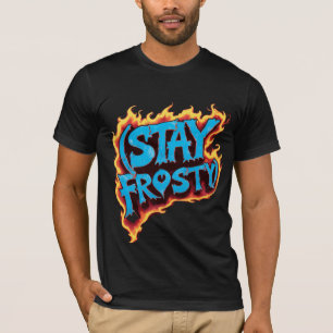 Bleibe Frosty T - Shirt Fire & Ice Graphic T-Shirt