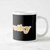 Bleibe Frothy Coffee Lovers Culture Jumbo-Tasse (Rechts)