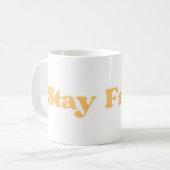 Bleibe Frothy Coffee Lovers Culture Kaffeetasse (Vorderseite Links)