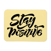 Bleibe Gelb Magnet (Horizontal)